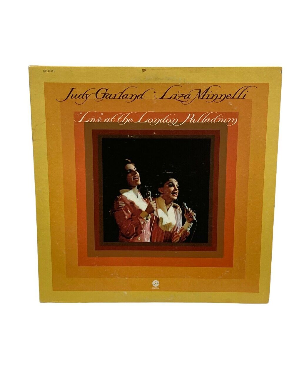 Judy Garland Liza Minnelli Live at London Palladium Vintage Vinyl Record Album